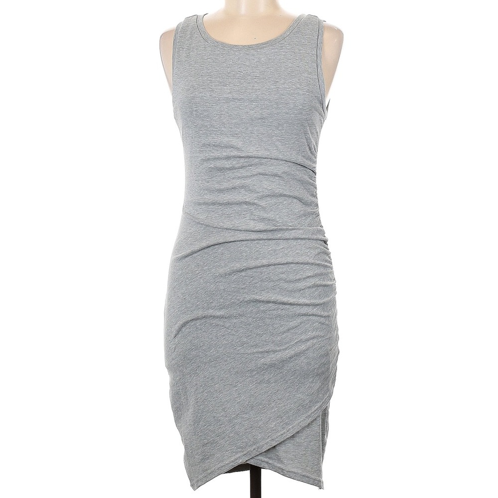 LEITH Ruched Body-Con Sleeveless Dress